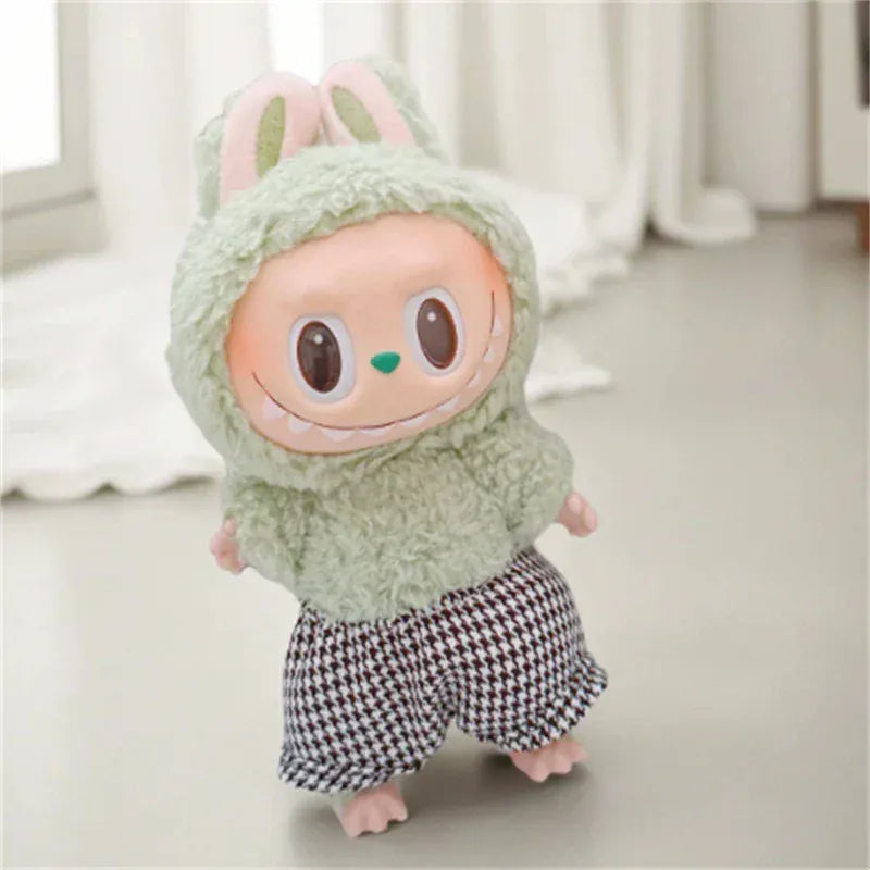 Labubu Doll Clothes 15/17cm Number 17 Baseball Sports Clothes Hat Pants Diy Doll Baseball Fashion Accessories Gift Suit Present Labubu Doll Clothes 15/17cm Number 17 Baseball Sports Clothes Hat Pants Diy Doll Baseball Fashion Accessories Gift Suit Present