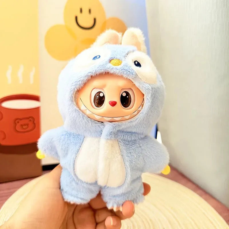 Labubu Doll Clothes Penguin Shark Bee Dinosaur Onesie - Cute Animal Jumpsuit for 17cm Pullip Blythe OB11 BJD Labubu Doll Clothes Penguin Shark Bee Dinosaur Onesie - Cute Animal Jumpsuit for 17cm Pullip Blythe OB11 BJD