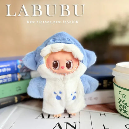 Labubu Doll Clothes Penguin Shark Bee Dinosaur Onesie - Cute Animal Jumpsuit for 17cm Pullip Blythe OB11 BJD Labubu Doll Clothes Penguin Shark Bee Dinosaur Onesie - Cute Animal Jumpsuit for 17cm Pullip Blythe OB11 BJD