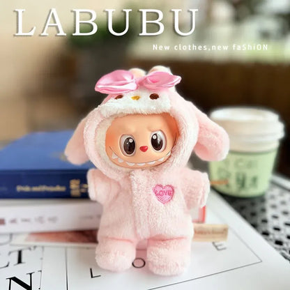 Labubu Doll Clothes Penguin Shark Bee Dinosaur Onesie - Cute Animal Jumpsuit for 17cm Pullip Blythe OB11 BJD Labubu Doll Clothes Penguin Shark Bee Dinosaur Onesie - Cute Animal Jumpsuit for 17cm Pullip Blythe OB11 BJD