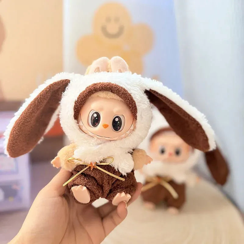 Labubu Doll Clothes Penguin Shark Bee Dinosaur Onesie - Cute Animal Jumpsuit for 17cm Pullip Blythe OB11 BJD Labubu Doll Clothes Penguin Shark Bee Dinosaur Onesie - Cute Animal Jumpsuit for 17cm Pullip Blythe OB11 BJD