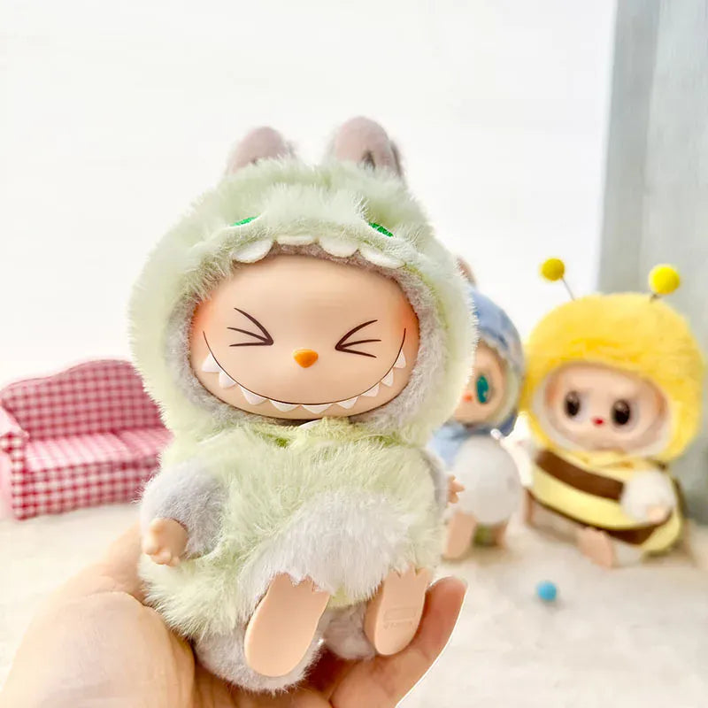 Labubu Doll Clothes Penguin Shark Bee Dinosaur Onesie - Cute Animal Jumpsuit for 17cm Pullip Blythe OB11 BJD Labubu Doll Clothes Penguin Shark Bee Dinosaur Onesie - Cute Animal Jumpsuit for 17cm Pullip Blythe OB11 BJD