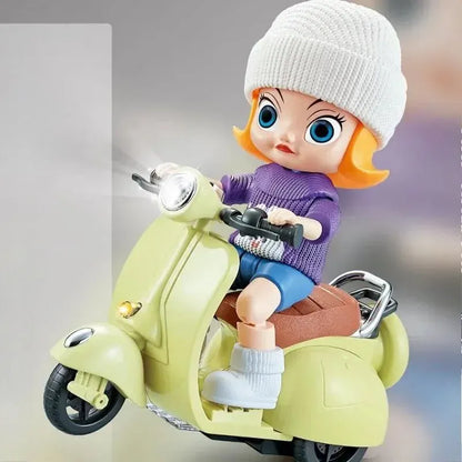 Labubu Doll Mini Electric Motorcycle Labubu Doll Mini Electric Motorcycle