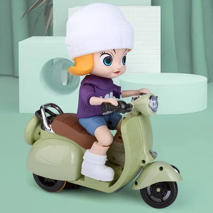 Labubu Doll Mini Electric Motorcycle Labubu Doll Mini Electric Motorcycle