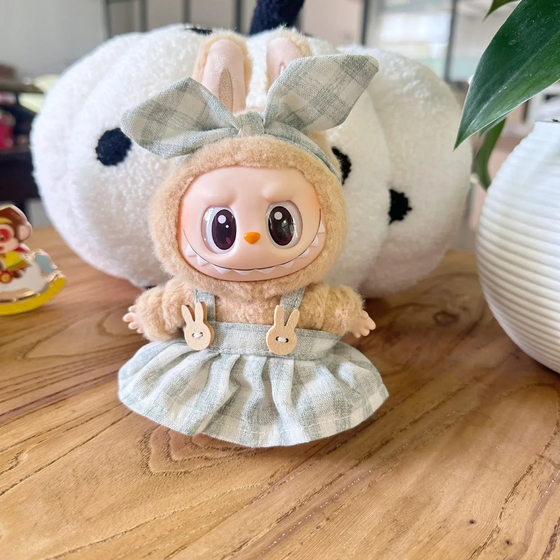 LABUBU Doll'S Clothes Outfit Accessories for 15-17cm Labubu Idol V1 V2 Stylish Outfit Clothes Sports Leisure Suit Clothing Gift LABUBU Doll'S Clothes Outfit Accessories for 15-17cm Labubu Idol V1 V2 Stylish Outfit Clothes Sports Leisure Suit Clothing Gift