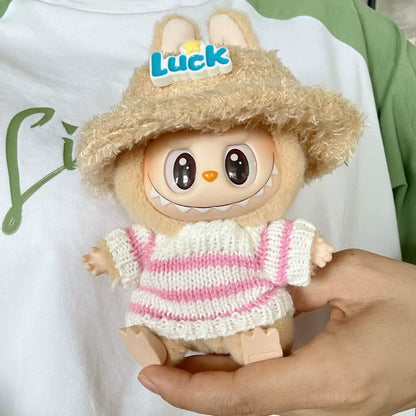 LABUBU Doll'S Clothes Outfit Accessories for 15-17cm Labubu Idol V1 V2 Stylish Outfit Clothes Sports Leisure Suit Clothing Gift LABUBU Doll'S Clothes Outfit Accessories for 15-17cm Labubu Idol V1 V2 Stylish Outfit Clothes Sports Leisure Suit Clothing Gift