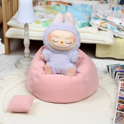 Labubu Doll Sofa for Labubu Mini Lazy Sofa Bed V1 V2 V3 Labubu Doll Sofa for Labubu Mini Lazy Sofa Bed V1 V2 V3