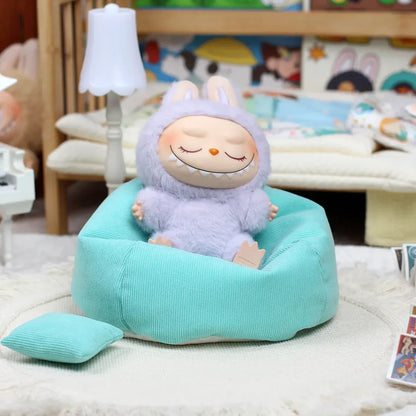 Labubu Doll Sofa for Labubu Mini Lazy Sofa Bed V1 V2 V3 Labubu Doll Sofa for Labubu Mini Lazy Sofa Bed V1 V2 V3