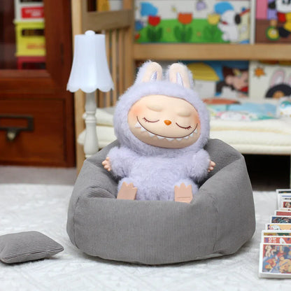 Labubu Doll Sofa for Labubu Mini Lazy Sofa Bed V1 V2 V3 Labubu Doll Sofa for Labubu Mini Lazy Sofa Bed V1 V2 V3