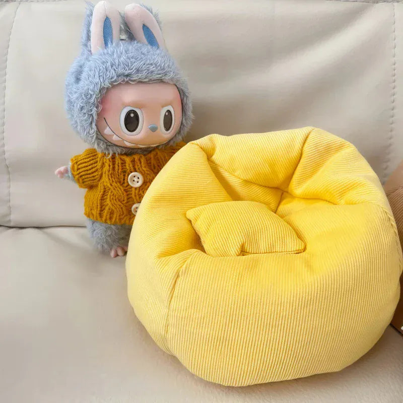 Labubu Doll Sofa for Labubu Mini Lazy Sofa Bed V1 V2 V3 Labubu Doll Sofa for Labubu Mini Lazy Sofa Bed V1 V2 V3