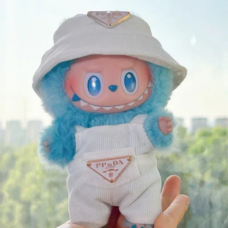 Labubu Football Vinyl Pendant Doll 17cm with DIY Clothing Set V1V2 V3 Sportswear Creative Gift Toy for Kids Labubu Football Vinyl Pendant Doll 17cm with DIY Clothing Set V1V2 V3 Sportswear Creative Gift Toy for Kids