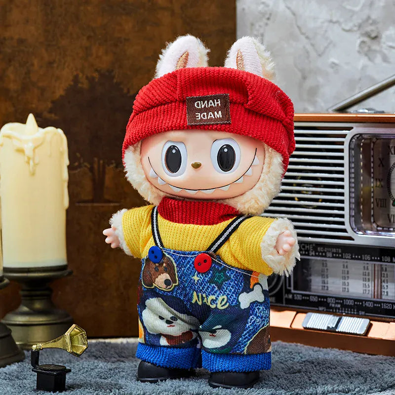 Labubu Sitting Party 1/2/3 Gen Plush Outfit Set - Doll Clothing & Accs Only (No Doll) toy Labubu Sitting Party 1/2/3 Gen Plush Outfit Set - Doll Clothing & Accs Only (No Doll) toy