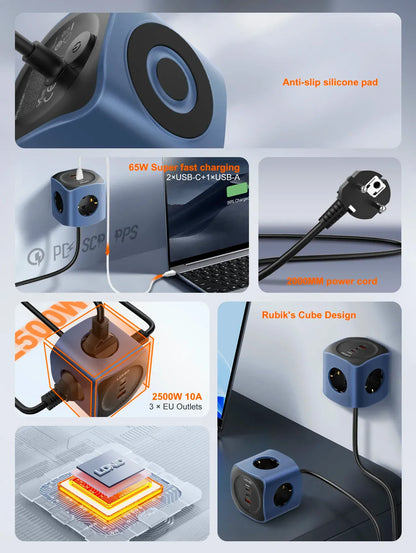 LDNIO Cube 65W Charging Stations LDNIO Cube 65W Charging Stations