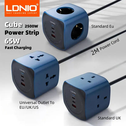 LDNIO Cube 65W Charging Stations LDNIO Cube 65W Charging Stations
