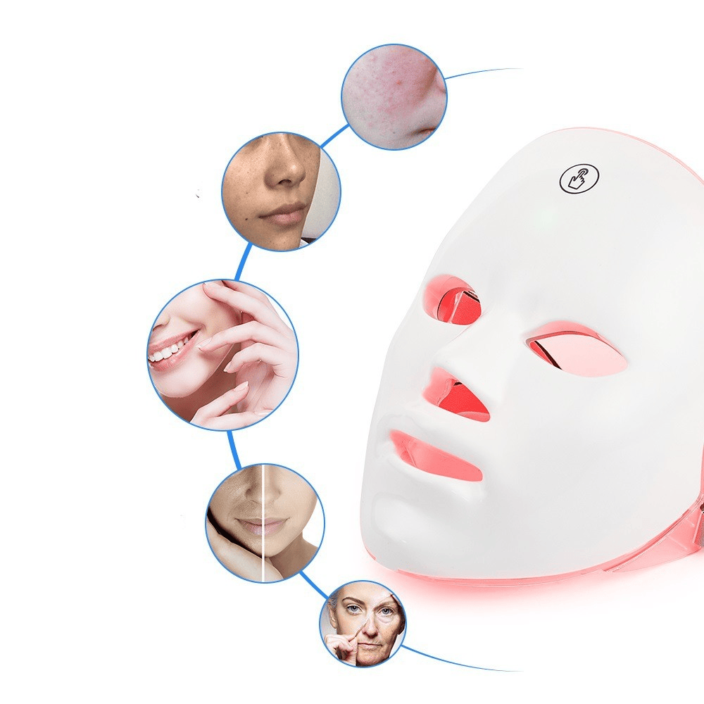 LED Facial Beauty Device – Color Light Therapy Skin Care Tool | Wahooly LED Facial Beauty Device – Color Light Therapy Skin Care Tool
