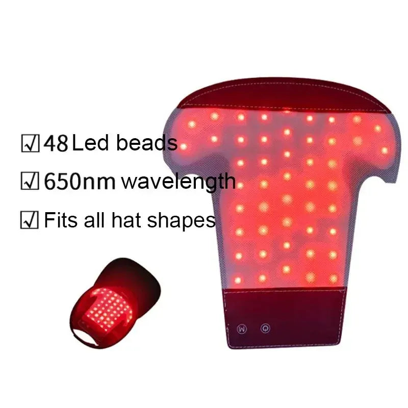 LED Red Light Therapy Cap Hair Growth Helmet Diode LaserHat Light Therapy Cap for Hair Regrowth and Hair Loss Treatment LED Red Light Therapy Cap Hair Growth Helmet Diode LaserHat Light Therapy Cap for Hair Regrowth and Hair Loss Treatment