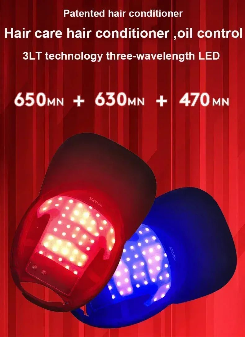 LED Red Light Therapy Cap Hair Growth Helmet Diode LaserHat Light Therapy Cap for Hair Regrowth and Hair Loss Treatment LED Red Light Therapy Cap Hair Growth Helmet Diode LaserHat Light Therapy Cap for Hair Regrowth and Hair Loss Treatment