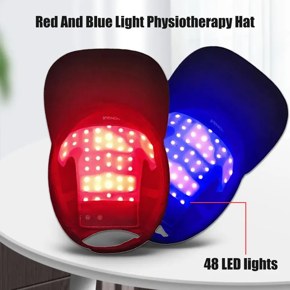 LED Red Light Therapy Hat for Hair Growth 48 Bead Lights LED Red Light Therapy Hat for Hair Growth 48 Bead Lights