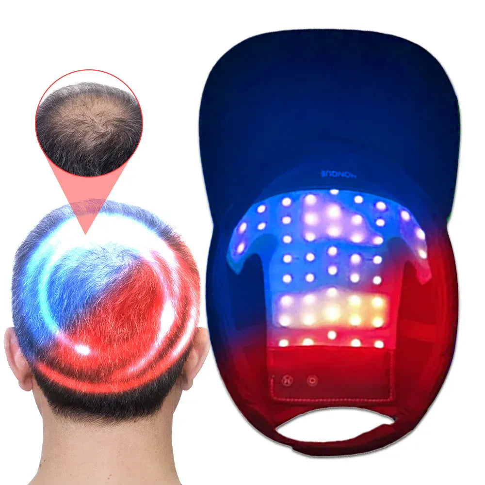 LED Red Light Therapy Hat for Hair Growth 48 Bead Lights LED Red Light Therapy Hat for Hair Growth 48 Bead Lights