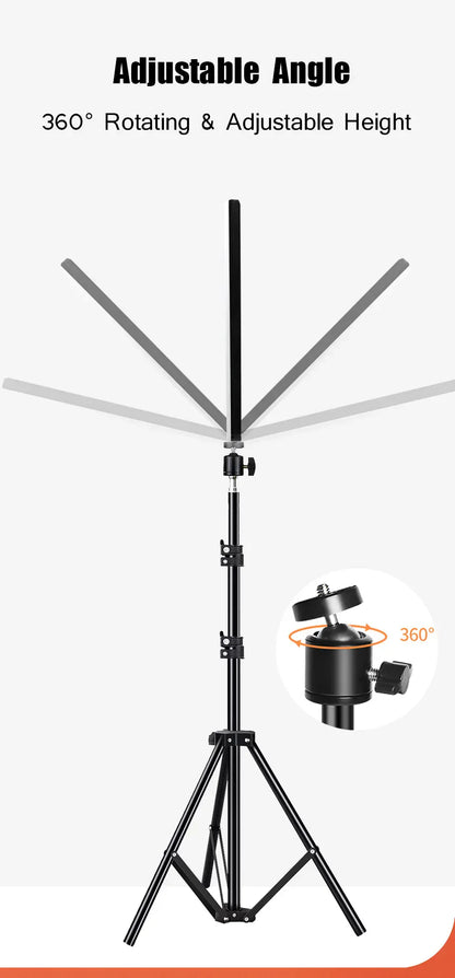 LED Video Lights Conference Photography Lighting Selfie Light Photo Studio Lamp With Tripod for Shoot Live Streaming TikTok Zoom LED Video Lights Conference Photography Lighting Selfie Light Photo Studio Lamp With Tripod for Shoot Live Streaming TikTok Zoom