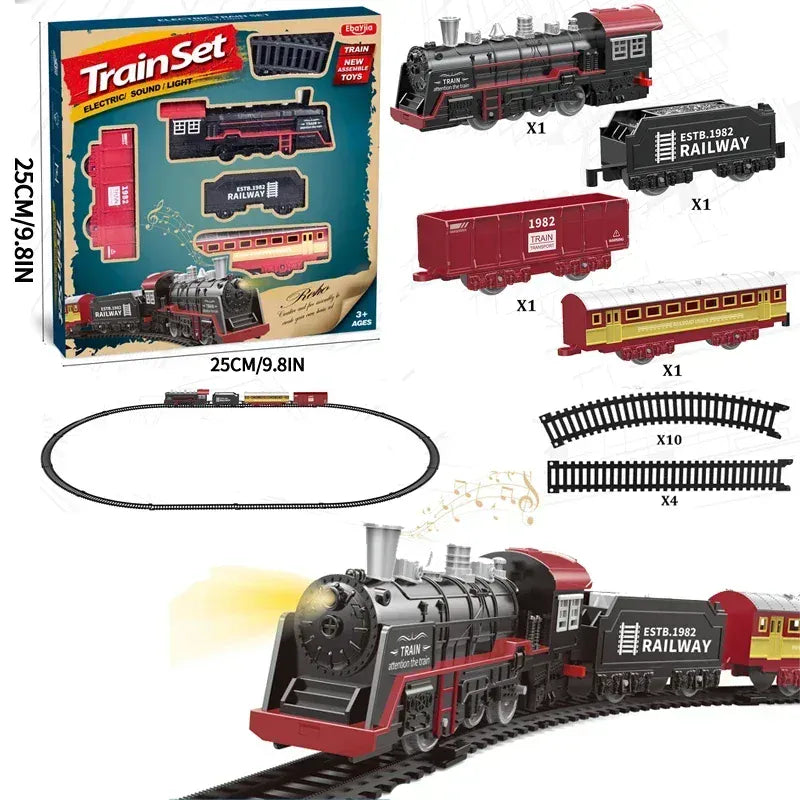 Lights and Sound Toy Train Track Set Lights and Sound Toy Train Track Set