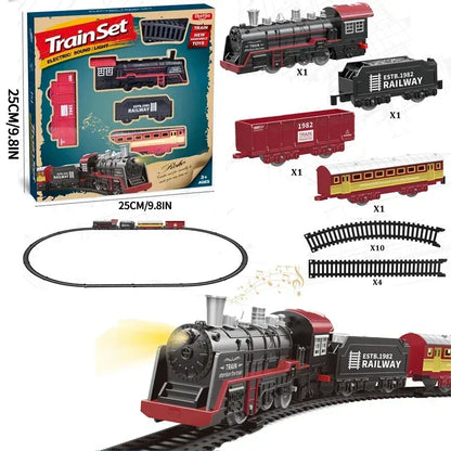 Lights and Sound Toy Train Track Set Lights and Sound Toy Train Track Set