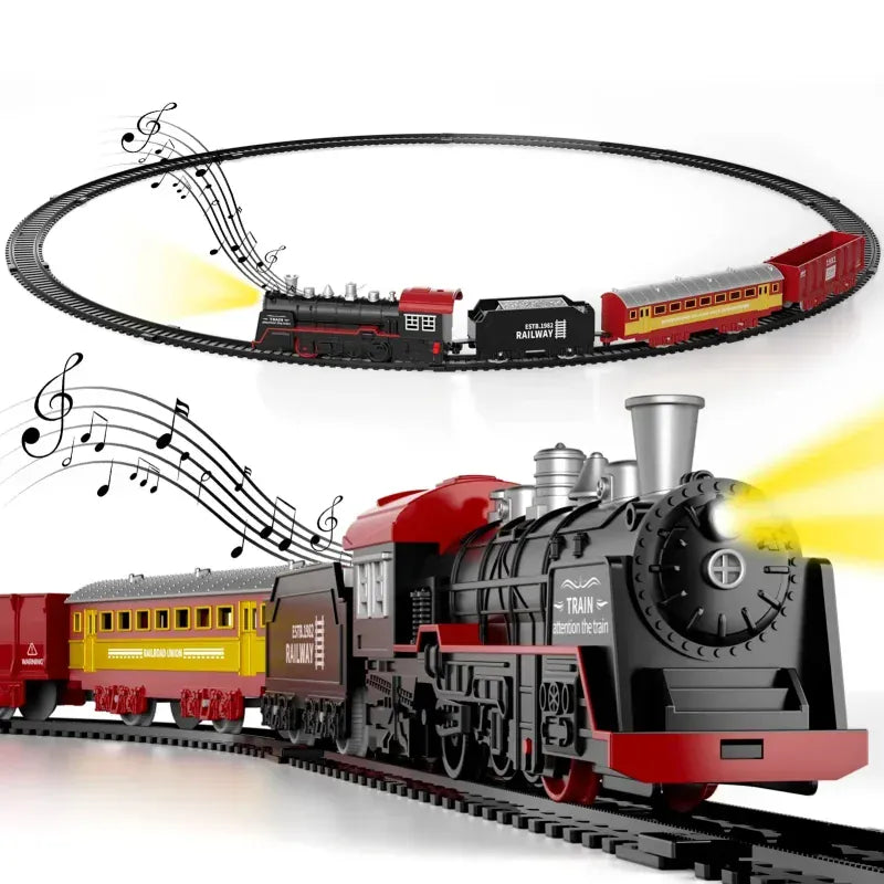 Lights and Sound Toy Train Track Set Lights and Sound Toy Train Track Set