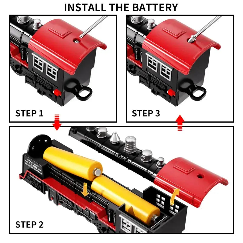 Lights and Sound Toy Train Track Set Lights and Sound Toy Train Track Set