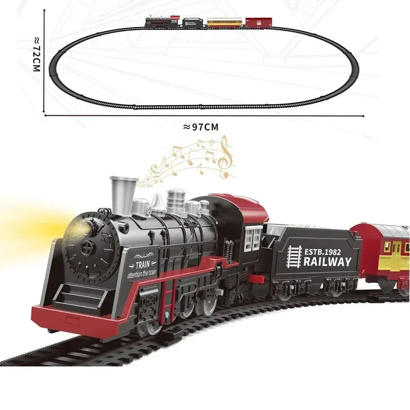 Lights and Sound Toy Train Track Set Lights and Sound Toy Train Track Set