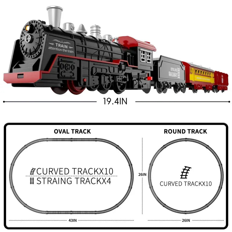 Lights and Sound Toy Train Track Set Lights and Sound Toy Train Track Set