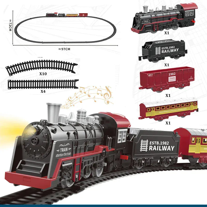 Lights and Sound Toy Train Track Set Lights and Sound Toy Train Track Set