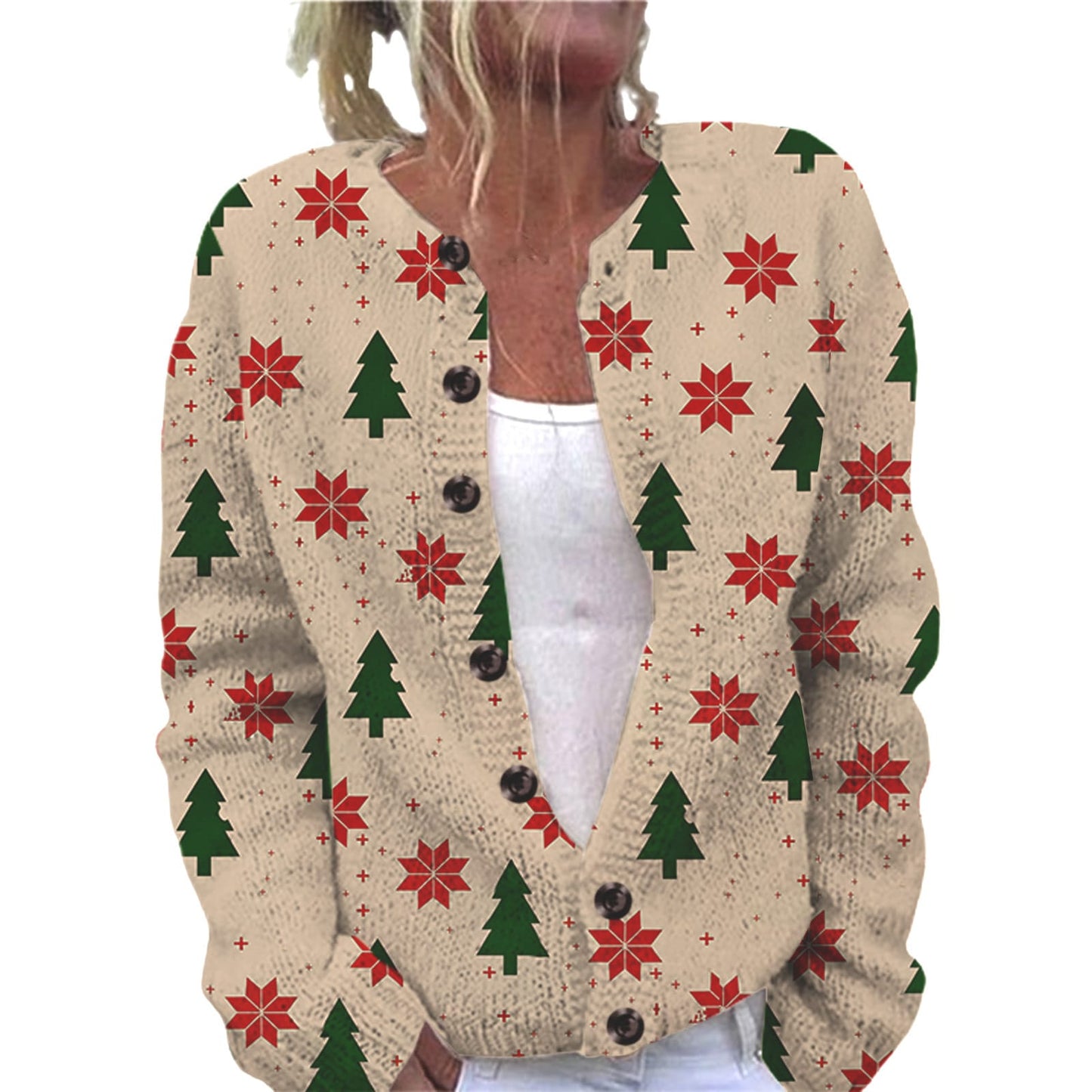 Ll-Yk1 Halloween Cardigan Round Neck Long-Sleeved 3D Printed Sweater European and American Cross-Border Casual Women's Clothing Amazon Theme Ll-Yk1 Halloween Cardigan Round Neck Long-Sleeved 3D Printed Sweater European and American Cross-Border Casual Women's Clothing Amazon Theme