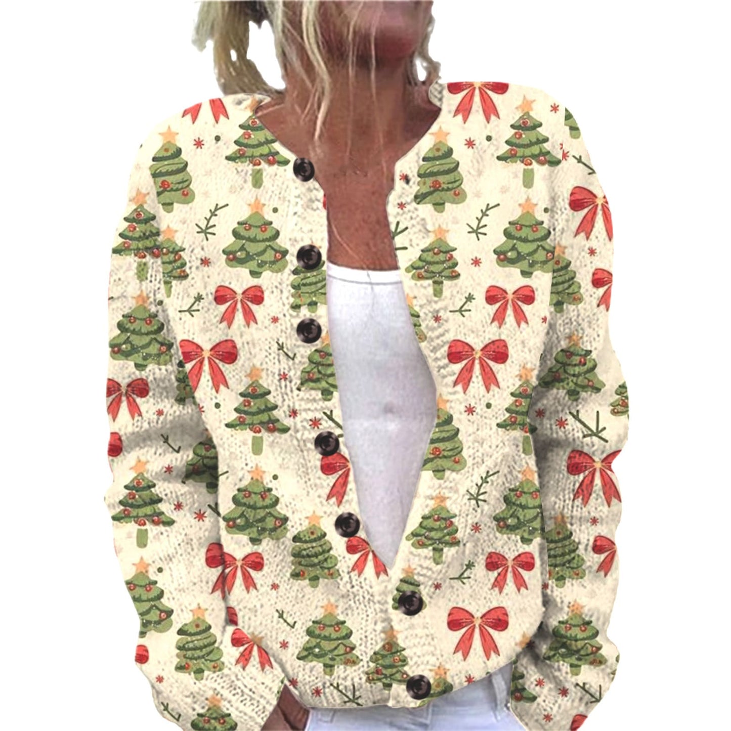 Ll-Yk1 Halloween Cardigan Round Neck Long-Sleeved 3D Printed Sweater European and American Cross-Border Casual Women's Clothing Amazon Theme Ll-Yk1 Halloween Cardigan Round Neck Long-Sleeved 3D Printed Sweater European and American Cross-Border Casual Women's Clothing Amazon Theme