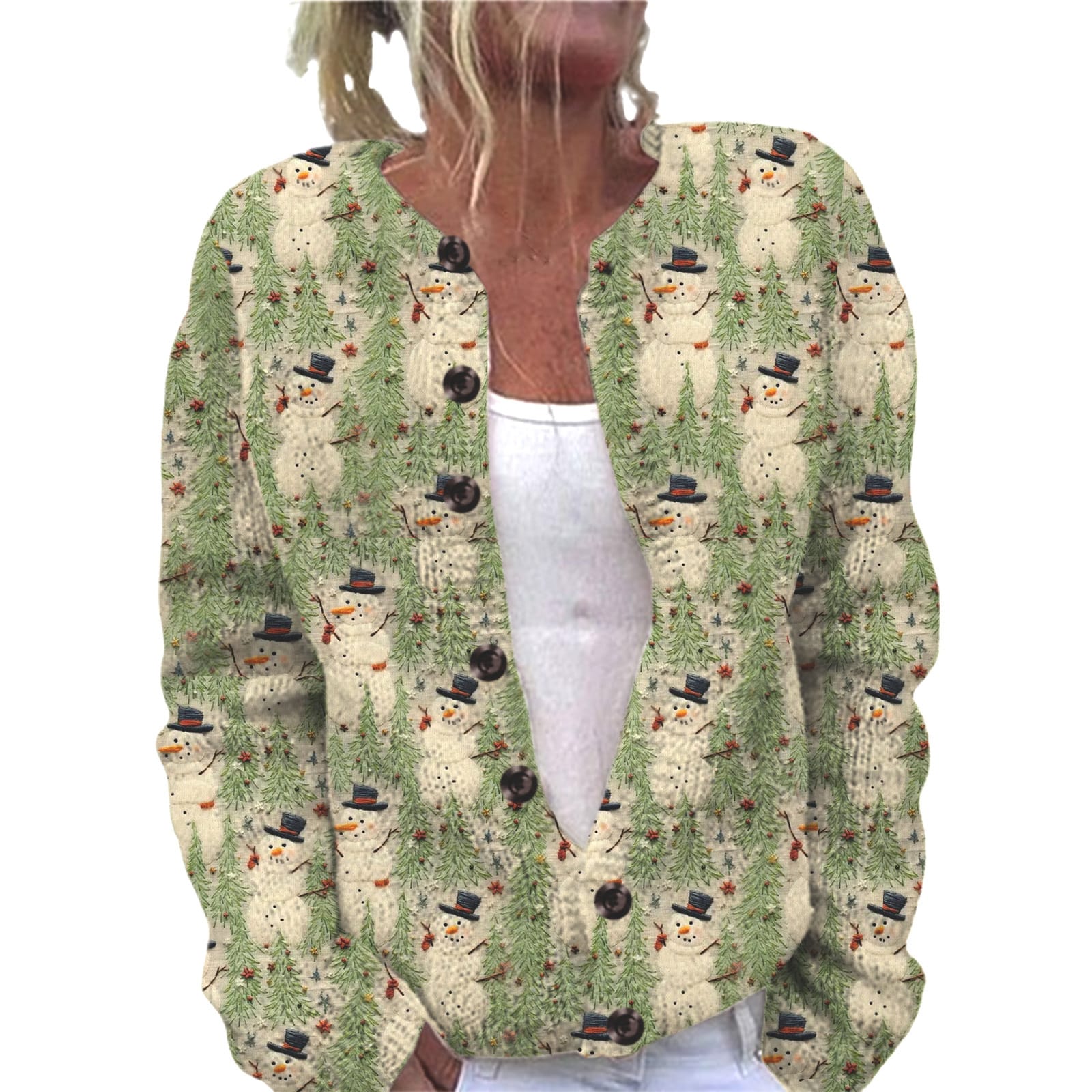 Ll-Yk1 Halloween Cardigan Round Neck Long-Sleeved 3D Printed Sweater European and American Cross-Border Casual Women's Clothing Amazon Theme Ll-Yk1 Halloween Cardigan Round Neck Long-Sleeved 3D Printed Sweater European and American Cross-Border Casual Women's Clothing Amazon Theme