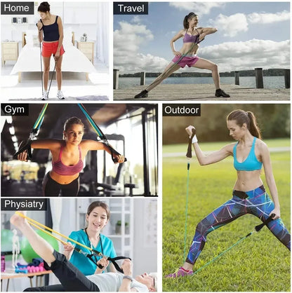 LOOGDEEL 11PCS/Set Resistance Bands Pedal Excercise Body Training Workout Women Men Fitness Yoga Pull Rope Exercises Latex Tubes LOOGDEEL 11PCS/Set Resistance Bands Pedal Excercise Body Training Workout Women Men Fitness Yoga Pull Rope Exercises Latex Tubes