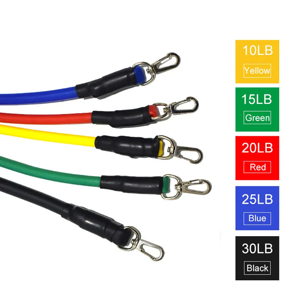 LOOGDEEL 11PCS/Set Resistance Bands Pedal Excercise Body Training Workout Women Men Fitness Yoga Pull Rope Exercises Latex Tubes LOOGDEEL 11PCS/Set Resistance Bands Pedal Excercise Body Training Workout Women Men Fitness Yoga Pull Rope Exercises Latex Tubes