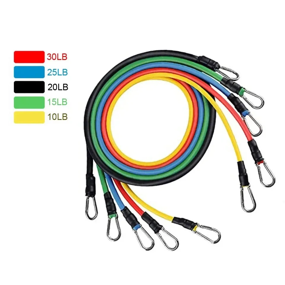 LOOGDEEL 11PCS/Set Resistance Bands Pedal Excercise Body Training Workout Women Men Fitness Yoga Pull Rope Exercises Latex Tubes LOOGDEEL 11PCS/Set Resistance Bands Pedal Excercise Body Training Workout Women Men Fitness Yoga Pull Rope Exercises Latex Tubes