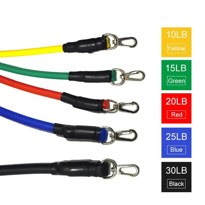 LOOGDEEL 11PCS/Set Resistance Bands Pedal Excercise Body Training Workout Women Men Fitness Yoga Pull Rope Exercises Latex Tubes LOOGDEEL 11PCS/Set Resistance Bands Pedal Excercise Body Training Workout Women Men Fitness Yoga Pull Rope Exercises Latex Tubes