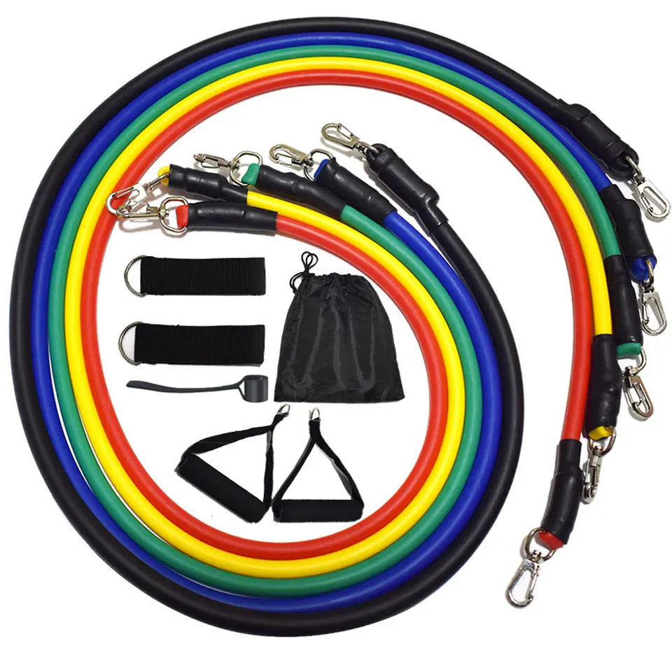 LOOGDEEL 11PCS/Set Resistance Bands Pedal Excercise Body Training Workout Women Men Fitness Yoga Pull Rope Exercises Latex Tubes LOOGDEEL 11PCS/Set Resistance Bands Pedal Excercise Body Training Workout Women Men Fitness Yoga Pull Rope Exercises Latex Tubes
