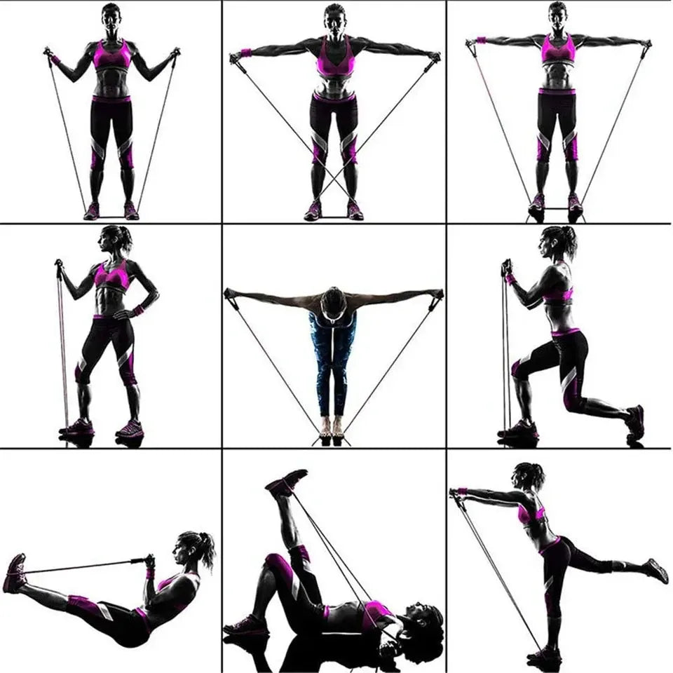 LOOGDEEL 11PCS/Set Resistance Bands Pedal Excercise Body Training Workout Women Men Fitness Yoga Pull Rope Exercises Latex Tubes LOOGDEEL 11PCS/Set Resistance Bands Pedal Excercise Body Training Workout Women Men Fitness Yoga Pull Rope Exercises Latex Tubes