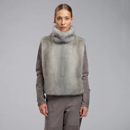 Loose Fit Faux Fur Vest - Sleeveless Winter Waistcoat | Wahooly Loose Fit Faux Fur Vest - Sleeveless Winter Waistcoat for Women