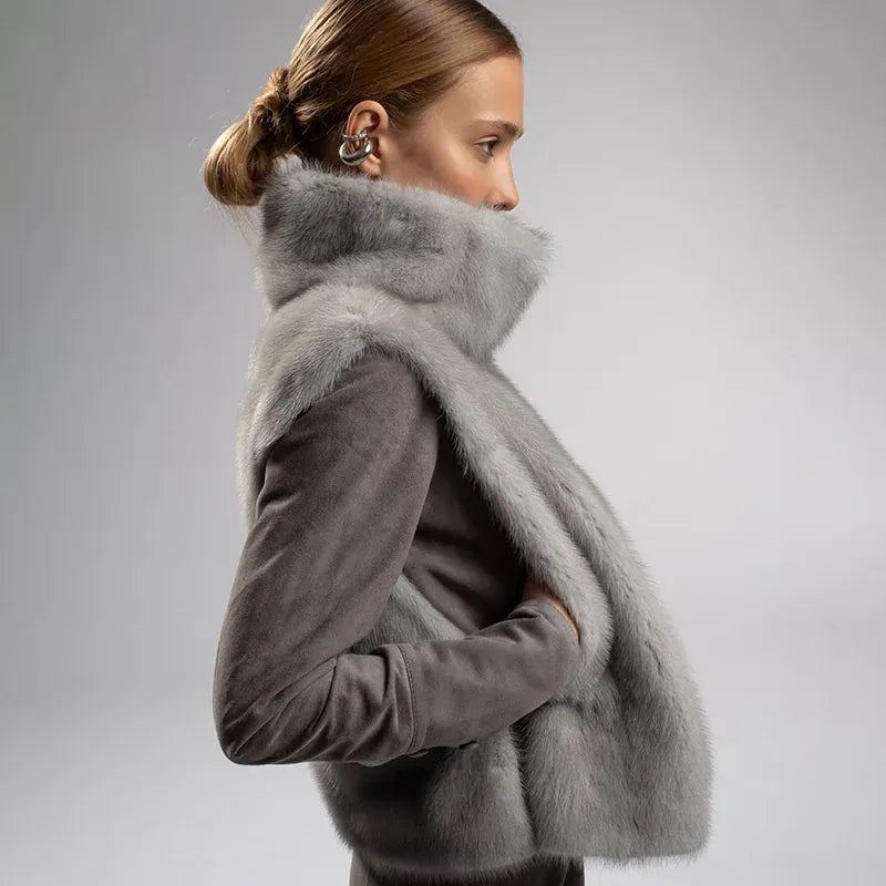 Loose Fit Faux Fur Vest - Sleeveless Winter Waistcoat | Wahooly Loose Fit Faux Fur Vest - Sleeveless Winter Waistcoat for Women