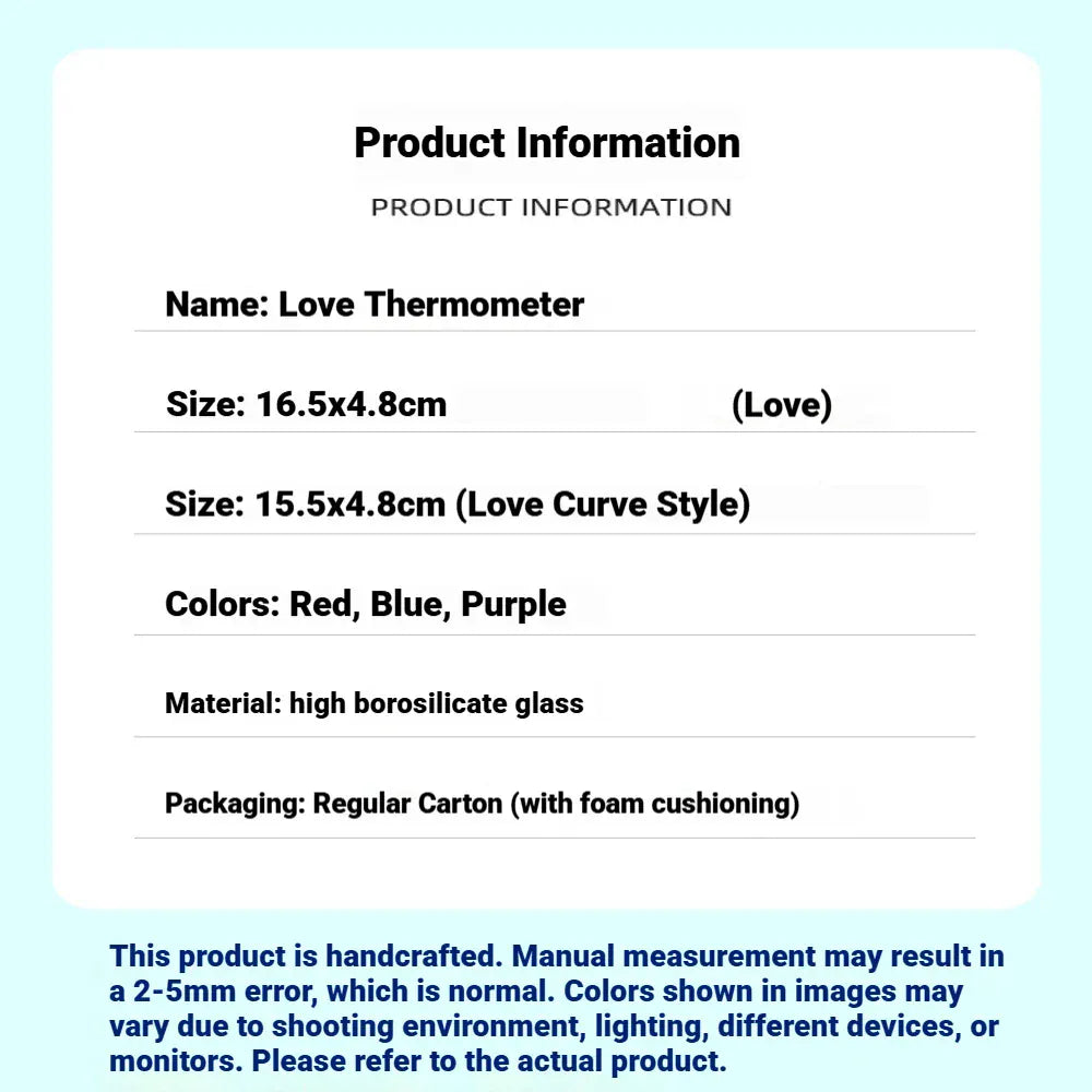 Love thermometer, new and unique creative toys, crafts, ornaments, gifts, love gifts, Valentine's Day gifts Love thermometer, new and unique creative toys, crafts, ornaments, gifts, love gifts, Valentine's Day gifts