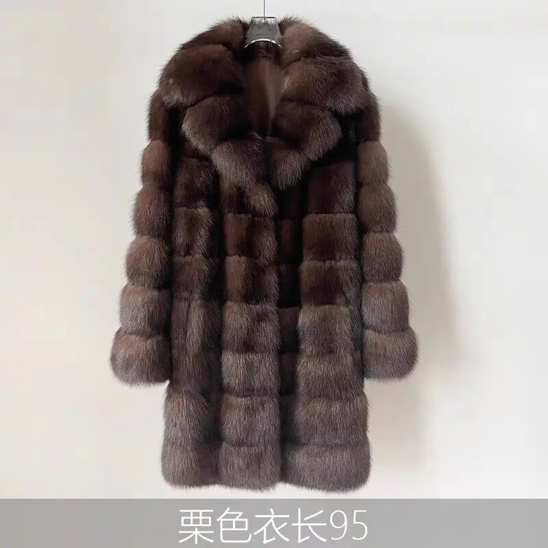 Luxury Designer Mink Coat Woman Autumn Winter Lapel Furry Brown Faux Fur Coat Woman Clothes Chic Elegant Faux Fur Jacket Luxury Designer Mink Coat Woman Autumn Winter Lapel Furry Brown Faux Fur Coat Woman Clothes Chic Elegant Faux Fur Jacket