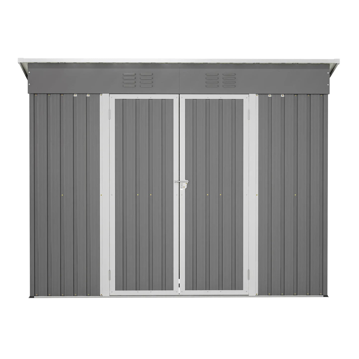 LZBEITEM 4' x 8' Metal Outdoor Storage Shed LZBEITEM 4' x 8' Metal Outdoor Storage Shed