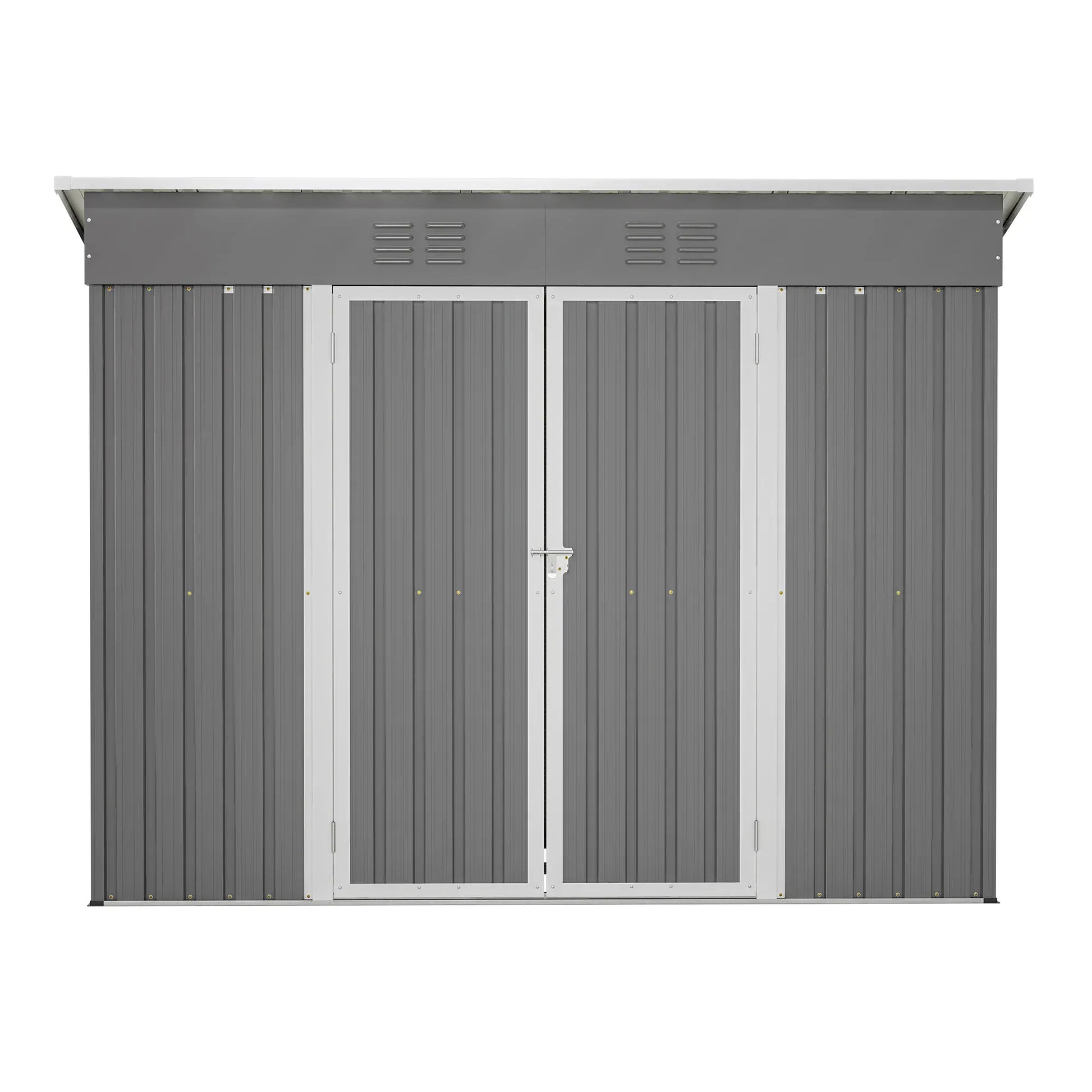 LZBEITEM 4' x 8' Metal Outdoor Storage Shed LZBEITEM 4' x 8' Metal Outdoor Storage Shed