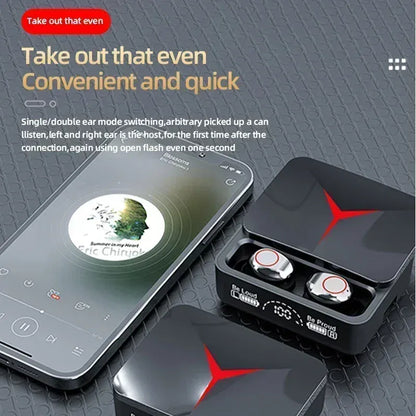 M90 Wireless Earbuds – TWS Bluetooth HiFi Stereo Touch Control with Mic | Wahooly M90 Wireless Earbuds – TWS Bluetooth 5.0 HiFi Stereo with Touch Control, Mic & Sport Fit