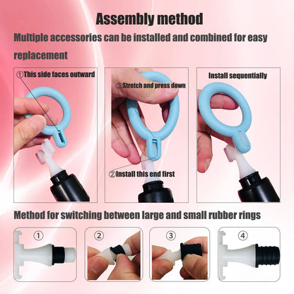Massage Gun Head Attachments – Replacement Tips for 12mm & 19mm Massagers Massage Gun Head Attachments – Replacement Tips for 12mm & 19mm Shaft Massagers