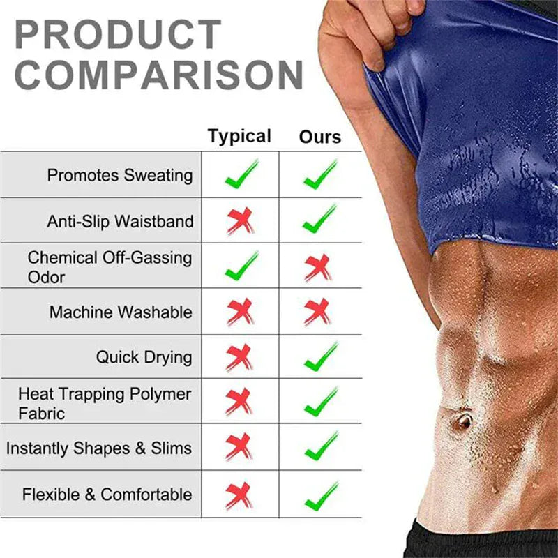 Men Neoprene Sweat Sauna Vest Waist Trainer Men Neoprene Sweat Sauna Vest Waist Trainer