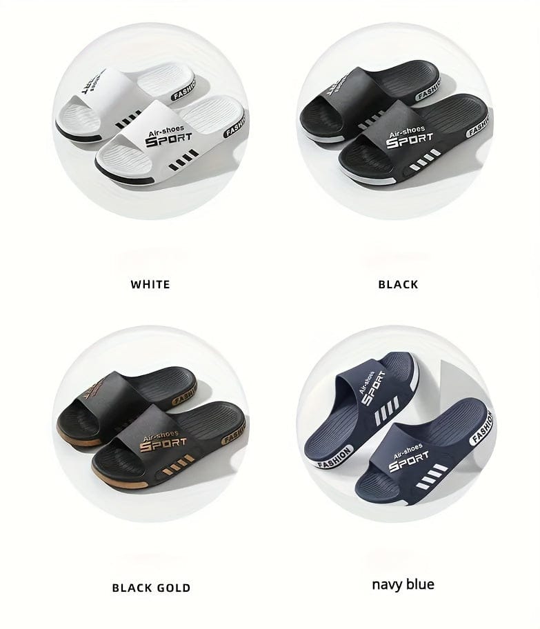 Men's Casual Summer PVC Slippers - Non-Slip Men's Casual Summer PVC Slippers - Non-Slip